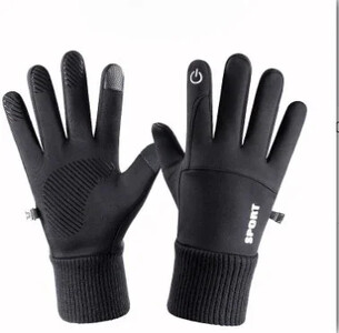Mănuși de schi iarnă cu ecran tactil Mănuși rezistente la vânt Sport Pescuit Conducere Motocicletă Anti-alunecare Călduță Ciclism Mănuși pentru bărbați