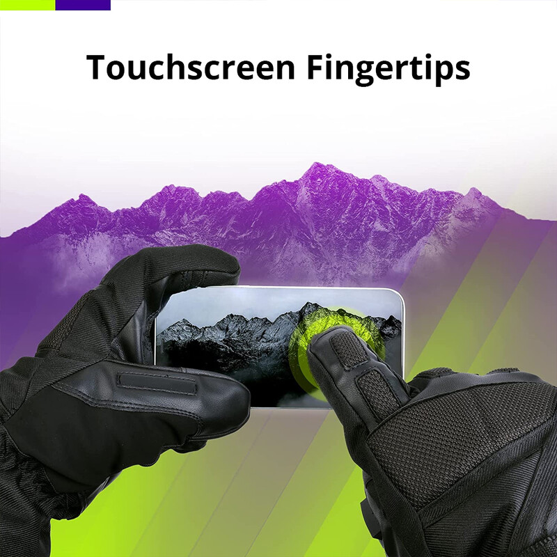 Extremus Outlook Peak síkesztyű férfiaknak és nőknek, meleg 3M Thinsulate hókesztyű hideg időjáráshoz, víz- és szélálló Sn