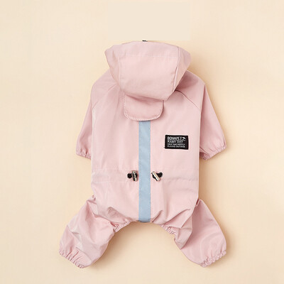 S-XXL Dydis Pets Mažas Šuns Lietaus paltas Šviesą atspindinti Neperšlampami Drabužiai Madingi Lauke Kvėpuojantys Šuniuko Kombinezonas Drabužiai Striukė