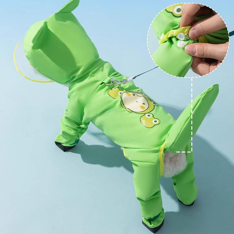 Vanjska kabanica za pse, kabanica za male pse, vodootporna na sve četiri noge, pribor za kućne ljubimce, mali i srednji psi