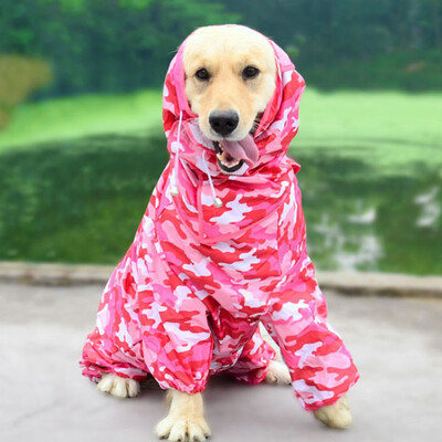 Drabužiai nuo lietaus šunų neperšlampami lietaus kombinezonai dideliems vidutiniams mažiems šunims auksaspalvių retriverių lauko naminių gyvūnėlių drabužių paltai
