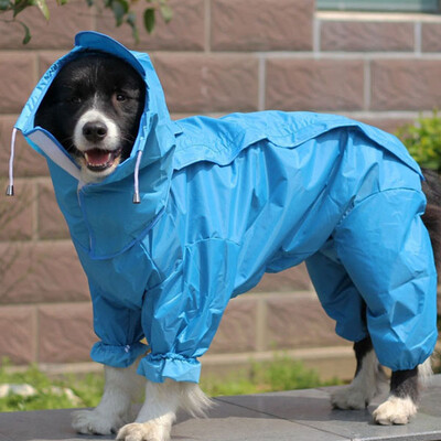 Drabužiai nuo lietaus šunų neperšlampami lietaus kombinezonai dideliems vidutiniams mažiems šunims auksaspalvių retriverių lauko naminių gyvūnėlių drabužių paltai
