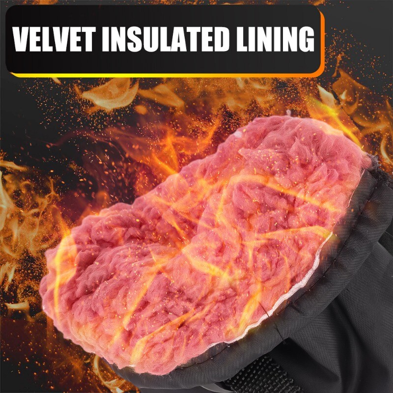 Žieminės dviratininkų pirštinės Vyrams Lauke Neperšlampamos Slidinėjimas Jodinėjimas Žygiai Motociklas Šiltos kumštinės pirštinės Unisex Thermal Sport Pirštinės