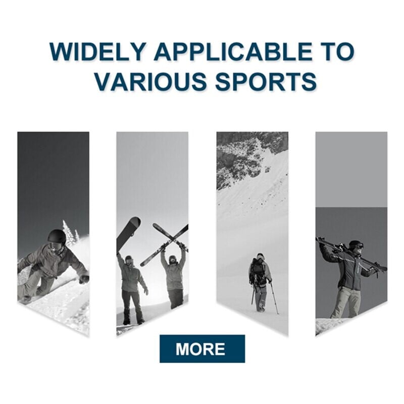 Mănuși de schi pentru snowboard iarnă, unisex, piele PU