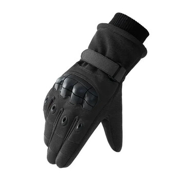 Velvet Warm Cold-proof Tactical Gloves Skiing Winter Outdoor Training Ορειβασία και ποδηλασία Αντιολισθητικά και ανθεκτικά στη φθορά