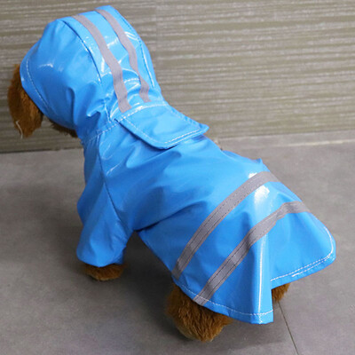 Šuns lietpaltis Šviesą atspindintis naminių šuniukų drabužiai Maži šunų lietaus striukė vandeniui atsparūs Yorkie pudeliai bichon pomeranijos šnaucerių korgių paltai