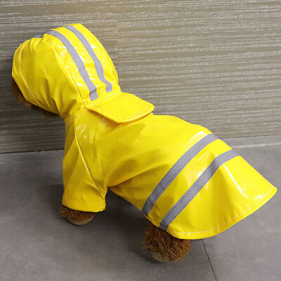 Šuns lietpaltis Šviesą atspindintis naminių šuniukų drabužiai Maži šunų lietaus striukė vandeniui atsparūs Yorkie pudeliai bichon pomeranijos šnaucerių korgių paltai