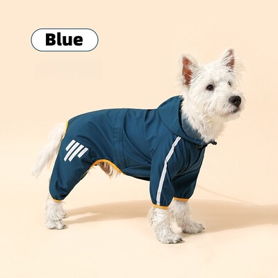 Atspindintis vandeniui atsparus šunų lietpaltis naminių gyvūnėlių drabužiai mažiems ir vidutiniams šunims Čihuahua maltiečių kombinezonas lietpaltis