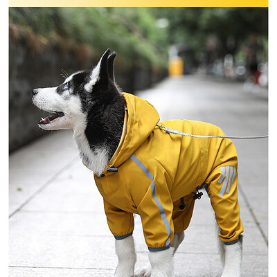 Atspindintis vandeniui atsparus šunų lietpaltis naminių gyvūnėlių drabužiai mažiems ir vidutiniams šunims Čihuahua maltiečių kombinezonas lietpaltis