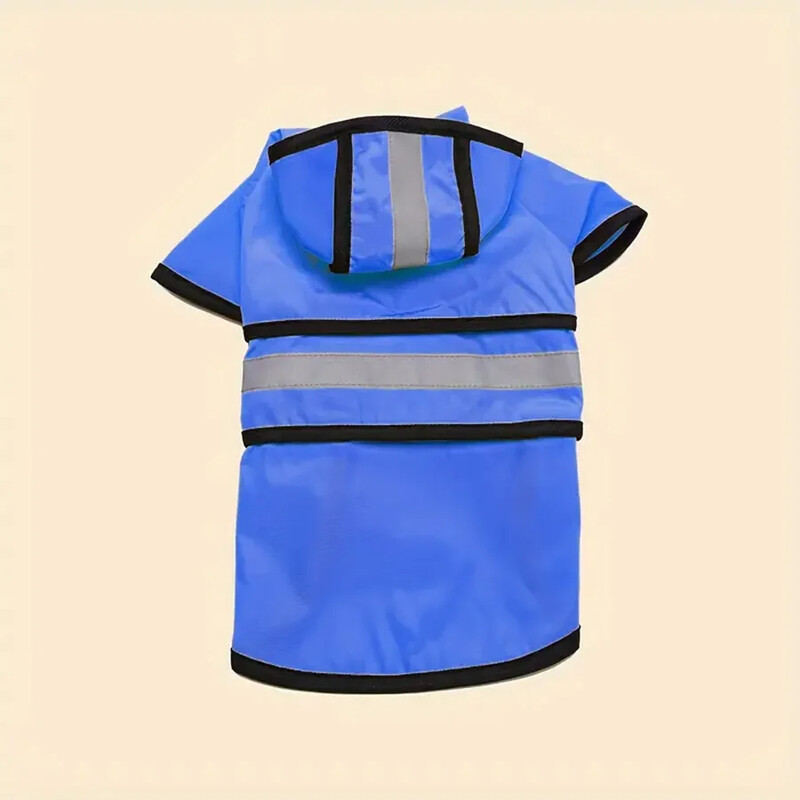 Moderns mājdzīvnieku kapuces regulējams ūdensnecaurlaidīgs un vēja necaurlaidīgs lietusmētelis suņu lietusmētelis apmetņa stila atstarojošs suns uzvalks