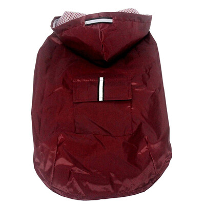 Kutya esőkabát vízálló kapucnis kabát Esőponcsó kisállat esőruha fényvisszaverő csíkkal minden méretű nagy kölyökkutyának