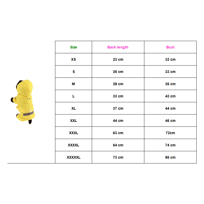 Atspindintis šunų lietpaltis, vandeniui atsparus kombinezonas su gobtuvu mažiems vidutiniams dideliems šunims Dvisluoksnė striukė nuo lietaus naminių gyvūnėlių reikmenys