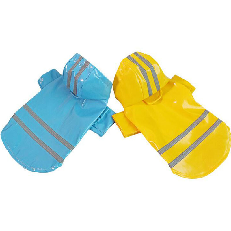 S-XL Mājdzīvnieki Suņu Apģērbi Ar kapuci lietusmēteļi Atstarojoša sloksne Suņi Lietusmētelis Ūdensnecaurlaidīgas jakas āra elpojošas drēbes kucēniem