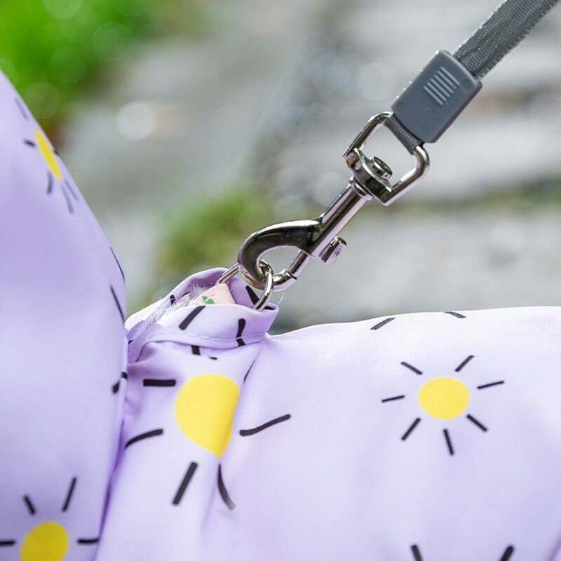 Mielas vandeniui atsparus šunų lietpaltis Reguliuojamas lauko lietaus drabužių gaubto spausdinimas kvėpuojantis naminiams gyvūnėliams Chihuahua