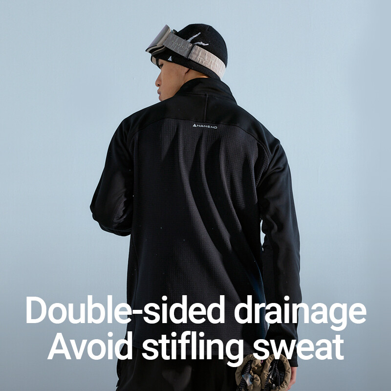 Naujas šiltas ir drėgmę nusausinantis vilnonis įklotas moteriškam lauko slidinėjimo įklotui vyriškiems vilnoniams drabužiams moterims