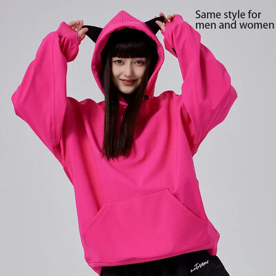 Skiing Snow Hoodie Tops Χειμώνας 2025 Νέα Μπουφάν σκι Γυναικεία Αθλητικά Αθλητικά Αδιάβροχα Ζεστά Ανδρικά Snowboarding πουλόβερ