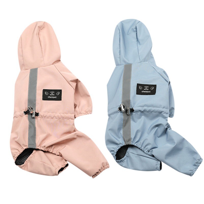 Reflektirajuća kabanica za pse Vodootporna kišna jakna za pse Kaput Odjeća za male srednje pse Hoodies Kombinezon Kabanice Francuski buldog