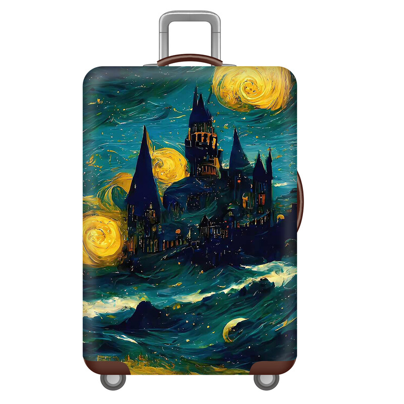 Csomagvédő, bőrönd, kocsibőrönd, védőhuzat, porvédő, elasztikus 20/22/24/26/28 hüvelykes, vastagított és kopásálló