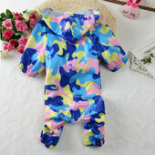 2018 m. mielos kamufliažinės spalvos naminių šunų lietpaltis mažiems šunims Neperšlampami naminių gyvūnėlių drabužiai lauko drabužiai šunų katės lietpaltis su gobtuvu XS-XL