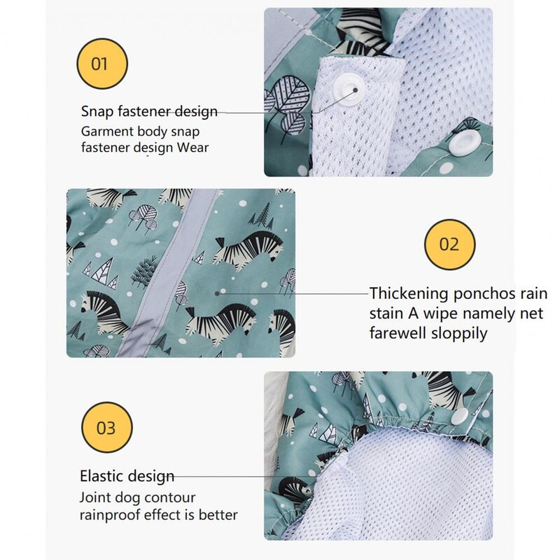 Šuns lietpaltis vandeniui atsparus Čihuahua viskas įskaičiuota lietpalčio pakinktai Mažo šuns vandeniui atsparus šuns šuniuko drabužiai Mažas šuns lietpaltis