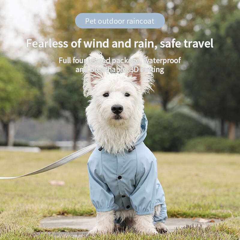 2023 m. nauji naminių šunų drabužiai, nepralaidūs lietui, kvėpuojantys, šviesą atspindintys drabužiai šunims Keturkojai lietpaltis kačių šunų reikmenų didmeninė prekyba