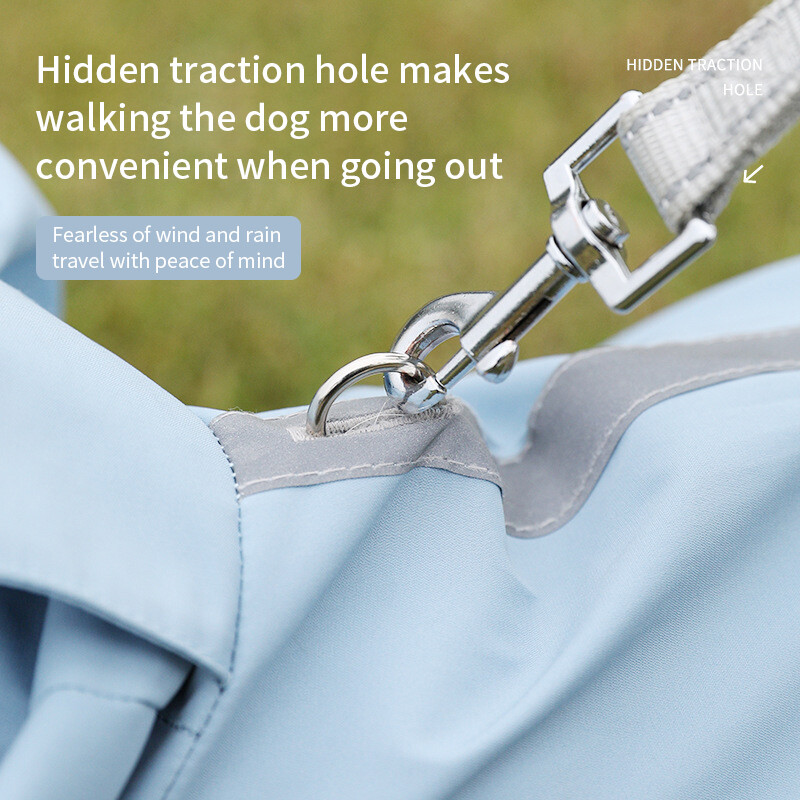 2023 m. nauji naminių šunų drabužiai, nepralaidūs lietui, kvėpuojantys, šviesą atspindintys drabužiai šunims Keturkojai lietpaltis kačių šunų reikmenų didmeninė prekyba