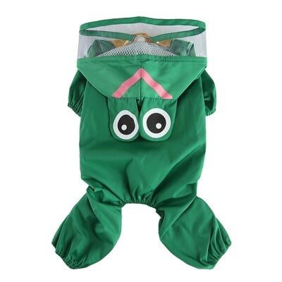 UBBT New Dog Raincoat Αδιάβροχα ρούχα για σκύλους Ολόσωμες φόρμες για σκύλους Ρούχα για μικρό μεσαίο σκύλο Χαριτωμένο παλτό ρούχα για κατοικίδια προμήθειες 2023