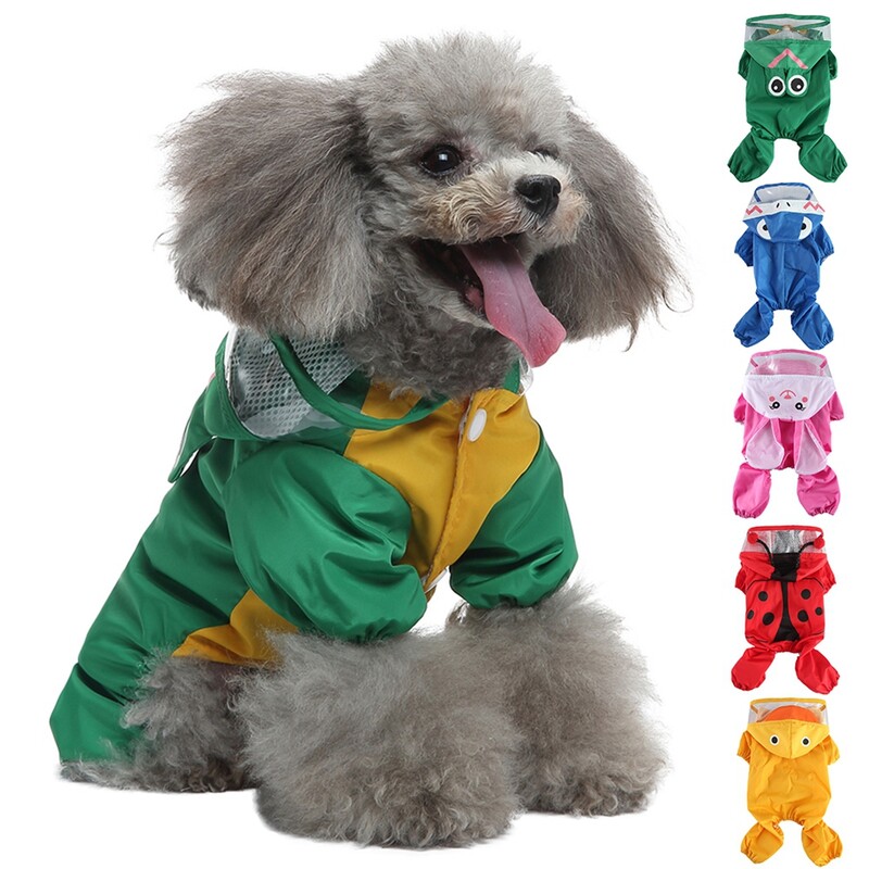 UBBT naujas šunų lietpaltis Neperšlampami šunų drabužiai kombinezonai šunims Drabužiai mažiems vidutiniams šunims Mieli paltai Drabužiai naminių gyvūnėlių reikmenys 2023 m.