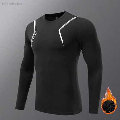 Vyriški sportiniai apatiniai Fleece Thermal Compression Pėdkelnės slidės Pagrindas Sportinis kostiumas vaikui Žieminiai Thermal apatiniai Bėgimo komplektas