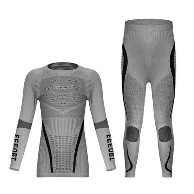 Vaikai Vaikai Berniukas Mergaitė Susitarimas Slidinėjimo apatinių rinkinys Sporto salė Slidinėjimas Snieglenčių sportas Bėgimas Joga Kostiumas A592