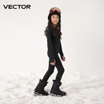 VECTOR Παιδικό Ultra Soft Winter Quick Dry Base Layering Set Microfiber Fleece Thermal εσώρουχα Long Johns Σετ Ρούχα