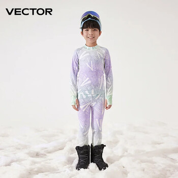 VECTOR Παιδικό Ultra Soft Winter Quick Dry Base Layering Set Microfiber Fleece Thermal εσώρουχα Long Johns Σετ Ρούχα