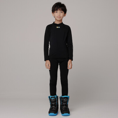 LDSKI Slidinėjimo vaikiški termo apatiniai drabužiai berniukams mergaitėms, kvėpuojantys greitai džiūstantys, patogūs, žieminiai šilti snieglenčių sporto pagrindo sluoksnis