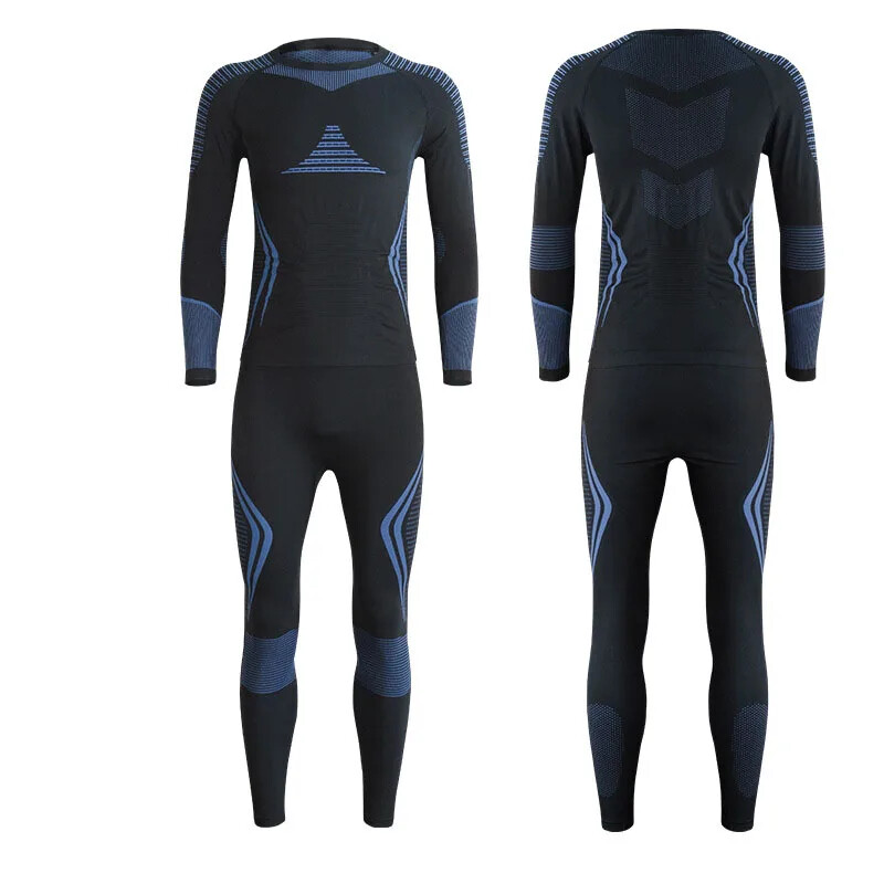 Vyriški žiemos slidinėjimo terminio apatinio trikotažo komplektai Vyriški greitai džiūstantys funkciniai suspaudimai Vyriški priežastiniai snieglenčių sportbačiai ir kelnės