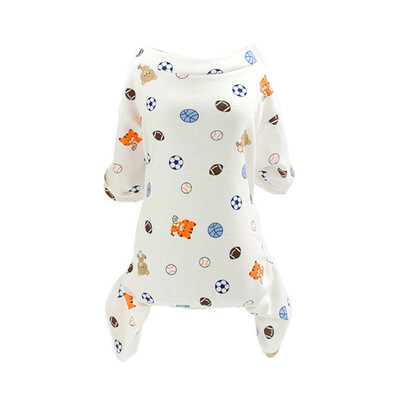 100 % medvilnė, saldi spurga šunų pižama katėms, drabužiai naminiams gyvūnėliams.