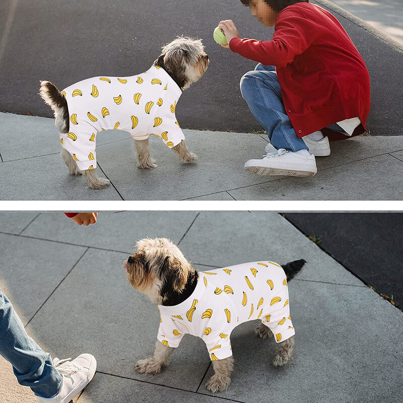 100 % medvilnė, saldi spurga šunų pižama katėms, drabužiai naminiams gyvūnėliams.