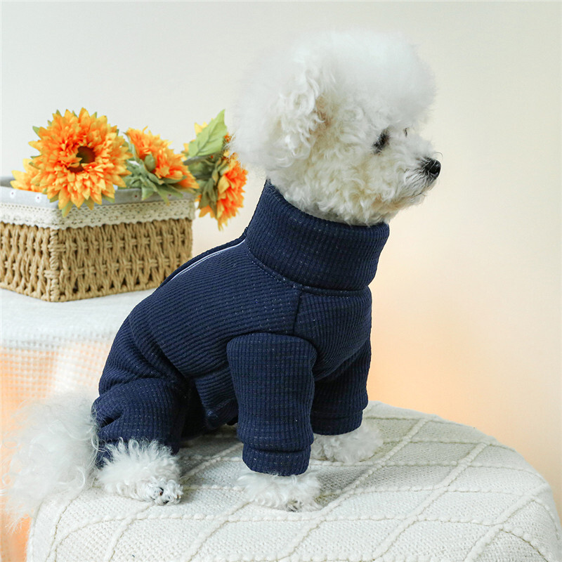 Tvirtas šunų kombinezonas žieminis pastorintas suvyniotas pilvas naminių šunų drabužiai drabužiams šuniukų kombinezonai striukė mažiems šunims York XS