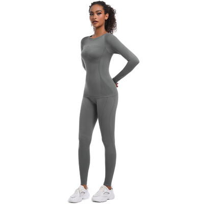 Žene Djevojke Skijaški set donjeg rublja Fitnes trening Termalna teretana Skijanje Snowboarding Sport Trčanje Planinarenje Jogging Odijelo za vježbe A56