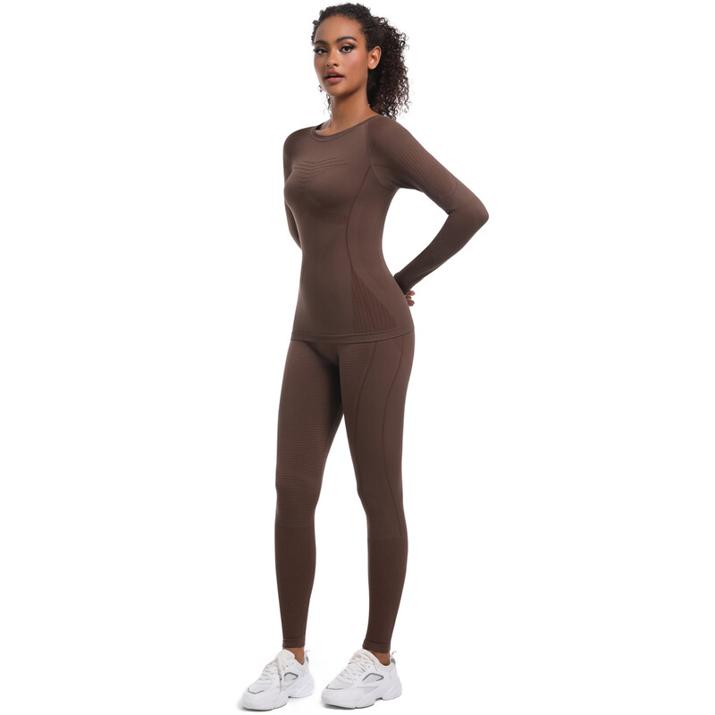 Žene Djevojke Skijaški set donjeg rublja Fitnes trening Termalna teretana Skijanje Snowboarding Sport Trčanje Planinarenje Jogging Odijelo za vježbe A56