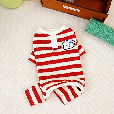 Šiltas žieminis vilnonis šunų kombinezonas naminių šunų drabužiai mažiems šunims rudeniniai keturių kojų pižamos pliušiniai šunų paltai Čihuahua pudelio kostiumai