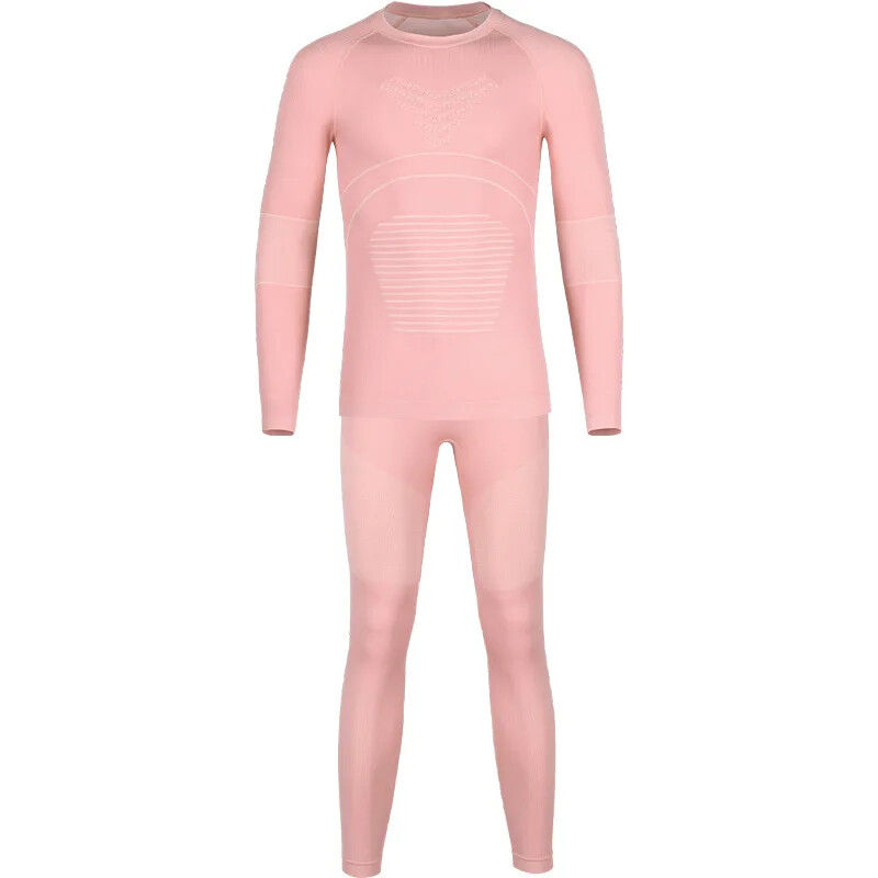 2025. aasta uus Solid Winter Outdoor sooja suusapesu komplekt Hingav tuulekindel spordisuusatamise aluspesu polüestrist kiiresti kuivavad komplektid