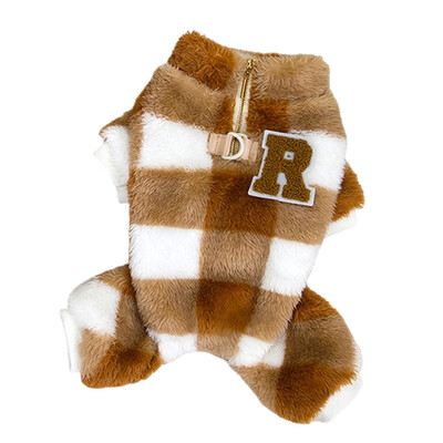 Žieminiai rūbai augintiniams mažiems ir vidutiniams šunims kačių liemenė Minkšta šilta vilna šuniuko kombinezonas Čihuahua Prancūzų buldogų apranga Shih Tzu paltai