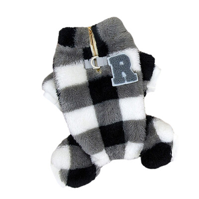 Žieminiai rūbai augintiniams mažiems ir vidutiniams šunims kačių liemenė Minkšta šilta vilna šuniuko kombinezonas Čihuahua Prancūzų buldogų apranga Shih Tzu paltai