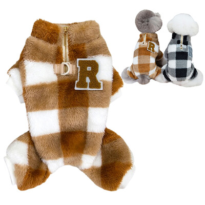 Téli kutyák Jumpsuit Ruhák Chihuahua Mopsz Onesies Kölyökkutyák Meleg Pizsama Kis Középkutyák Kabát Kabát Yorkies Bulldog Ruházat