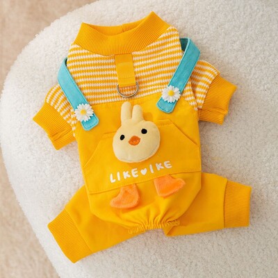 Dryžuotas šuns kombinezonas naminių gyvūnėlių drabužiai šuniuko ir kačiuko megztinis Čihuahua kostiumas prancūzų buldogas Romper Prabangūs šunų drabužiai Nauji