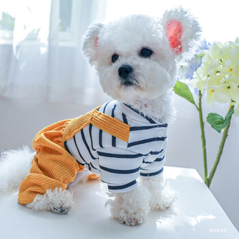 PETCIRCLE Дрехи за кучета Bread Bear гащеризон за малки средни кучета Puppy Cat All Seasons Pet Clothing Dog Costume Pet Apps Coat