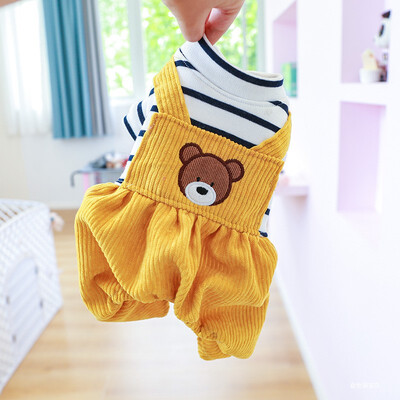 PETCIRCLE Odjeća za pse Bread Bear Kombinezoni za male srednje pse Puppy Cat All Seasons Odjeća za kućne ljubimce Kostim za pse Kućni ljubimci Kaput