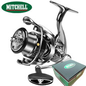 Mitchell Nauji visiškai metaliniai besisukantys ratai be tarpų žvejybos ratams, nuo jūros vandens tolimosios žvejybos ritė