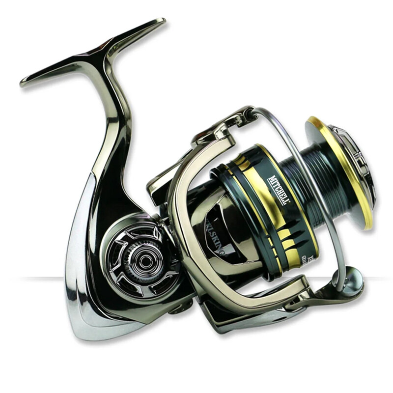 Mitchell lauko masalo meškeriojimo besisukanti ritė besisukanti žūklės metalinė vielos ritė