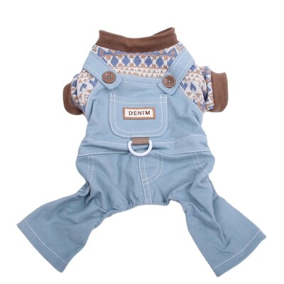 Naujas šunų kačių kombinezonas megztinis naminių šuniukų paltas Striukė rudens/žiemos drabužių kombinezonai